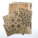 Anna Green's Wonderful 1930s Quilting Notebook with Hand-drawn Patterns