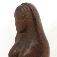 Small Carved Veiled Nude