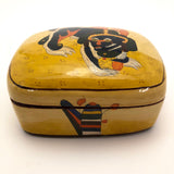 Lacquer Box with Fantastical Creature Handmade in Kashmir, India