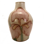 Studio Pottery Budvase With Pink Iris