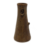 Ceramic Vase With Trompe l'Oeil Bark Pattern