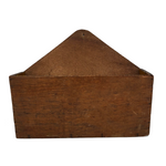 Primitive Wooden Letter Holder or Wall Pocket