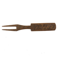 July 4, 1873 Primitive Carved Fork