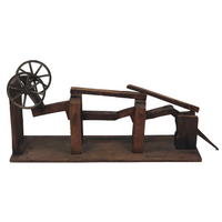 Mechanical Wooden Tabletop Wheel Turner Whimsy