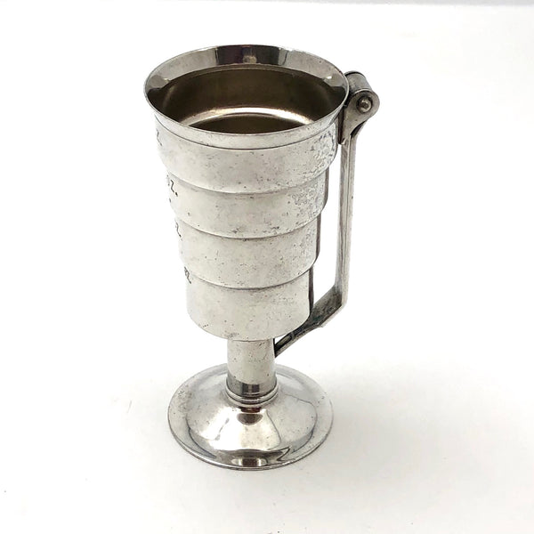 Art Deco Napier Squeeze and Release Silver Plate Jigger – critical EYE Finds
