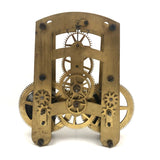 Sculptural Vintage Brass Clock Movement