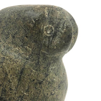 Wonderfully Primitive Inuit Stone Carved Owl