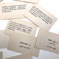 The Best Vocabulary Flash Cards I've Ever Seen, 1950s