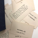 The Best Vocabulary Flash Cards I've Ever Seen, 1950s