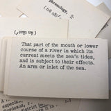 The Best Vocabulary Flash Cards I've Ever Seen, 1950s