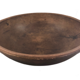 HUGE and Beautiful Old Hand-turned Wooden Bowl