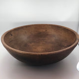 HUGE and Beautiful Old Hand-turned Wooden Bowl