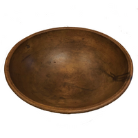 HUGE and Beautiful Old Hand-turned Wooden Bowl