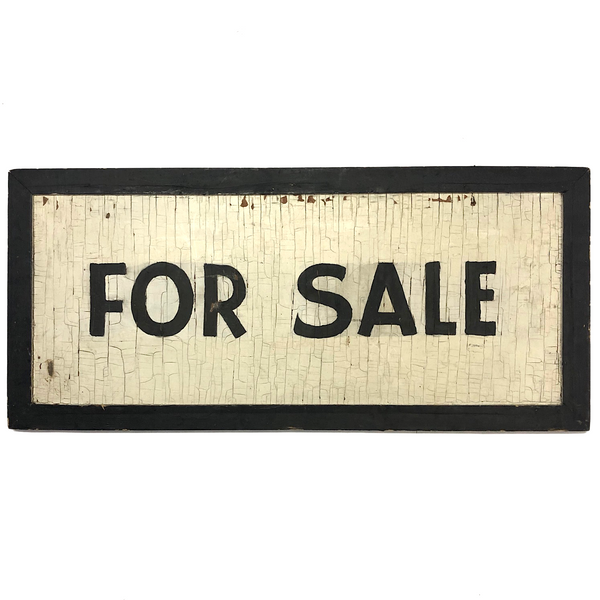 vintage sale sign