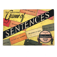 Corey Game Co Boston, 1938 Original Game of Sentences