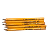 Five Beautiful Fat Yellow Vintage Grossman’s Lumber Pencils