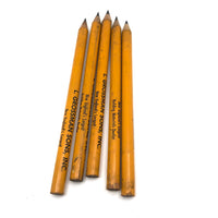 Five Beautiful Fat Yellow Vintage Grossman’s Lumber Pencils