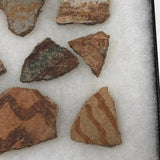 Collection of Early Pottery Shards, Presumed Anasazi