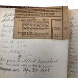 1879-1935 Painstaking Handwritten Ledger of Expenses, Chock Full