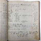 1879-1935 Painstaking Handwritten Ledger of Expenses, Chock Full