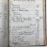 1879-1935 Painstaking Handwritten Ledger of Expenses, Chock Full