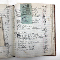 1879-1935 Painstaking Handwritten Ledger of Expenses, Chock Full