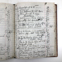 1879-1935 Painstaking Handwritten Ledger of Expenses, Chock Full