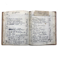 1879-1935 Painstaking Handwritten Ledger of Expenses, Chock Full