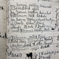 1879-1935 Painstaking Handwritten Ledger of Expenses, Chock Full