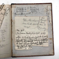 1879-1935 Painstaking Handwritten Ledger of Expenses, Chock Full