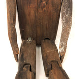 Old Carved Jigger Doll with Hip Mend