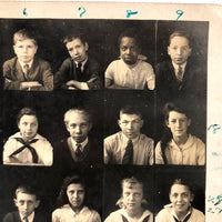 Earlyish 20th Century School Headshot Photos Contact Sheet