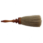 Antique Horsehair Brush with Turned Wood Handle