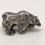 Cast Silver Polar Bear