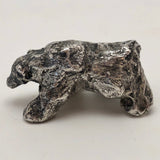 Cast Silver Polar Bear