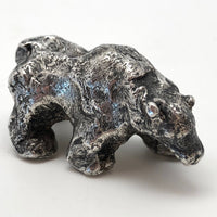 Cast Silver Polar Bear