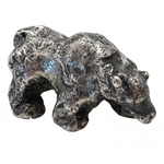 Cast Silver Polar Bear