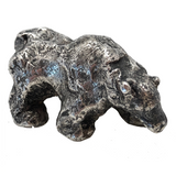 Cast Silver Polar Bear