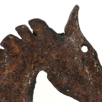 Arts & Crafts Era Hand-forged Iron Horse Boot Scraper